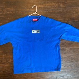 Kith x coca-Cola global L/S tee blue